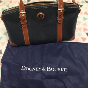 Dooney & Bourke Purse, Blue with crossbody strap